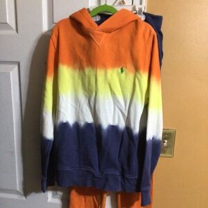 Polo Ralph Lauren, tie dye, boys  large 14/16 sweatsuit